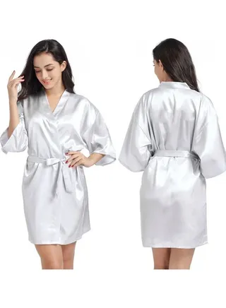 Women Cardigan Bathrobe 