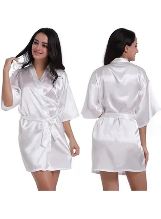 Women Cardigan Bathrobe 