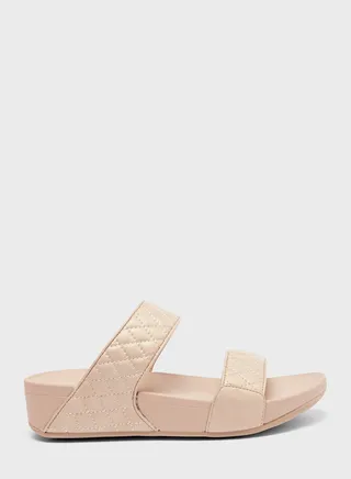 Double Strap Wedge Sandal 