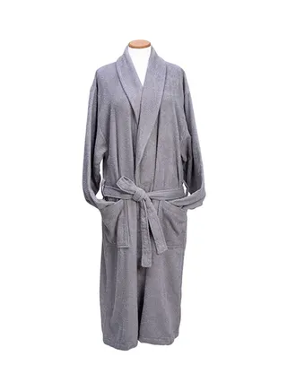 Bath Robe Light Grey Large 