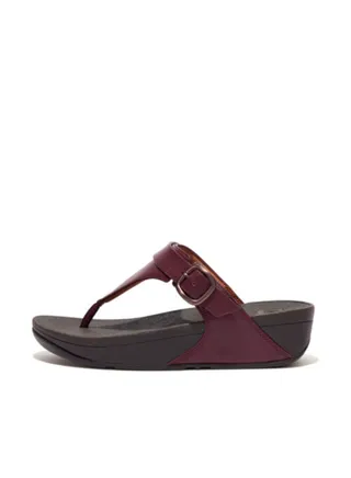 Fitflop Ladies Lulu Adjustable Toe Post ES8-A01  Plummy 