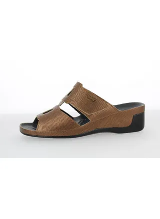 Vital Ladies Wedge Sandals Tina - Lizard 0813AS bronze 