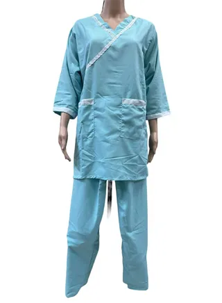 Housemaid Uniform Maid & Nanny Scrub Suit Set 