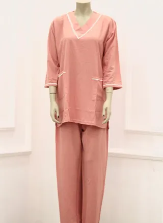 Housemaid Uniform Maid & Nanny Scrub Suit Set 
