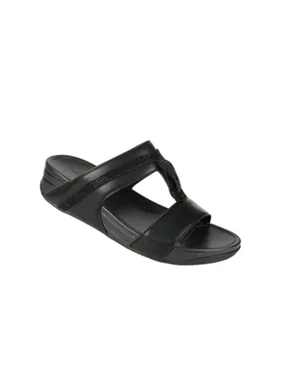 092-2628 Michelle Morgan Ladies Wedge Sandals Black 214RJ913 