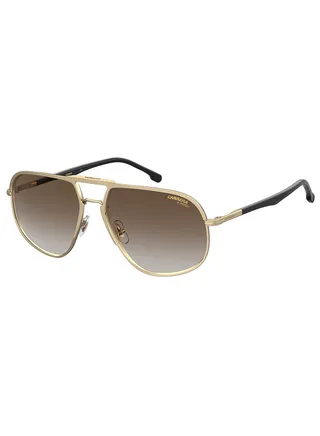 Men's UV Protection Navigator Sunglasses - Carrera 318/S Gold Millimeter - Lens Size: 60 Mm 