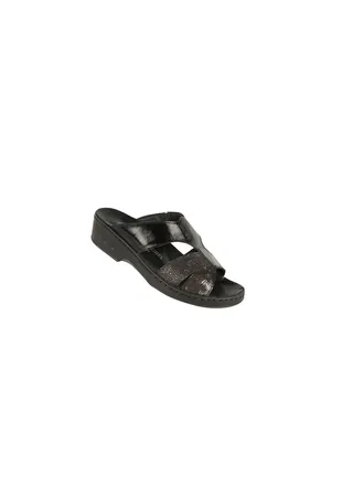 Josef Seibel Ladies Comfort Wedge Sandals 08852AR Shiny Black 