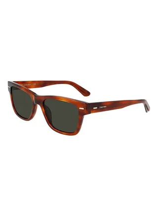 Men's Full Rim Acetate Modified Rectangle  Sunglasses  CK21528S-213-5318 