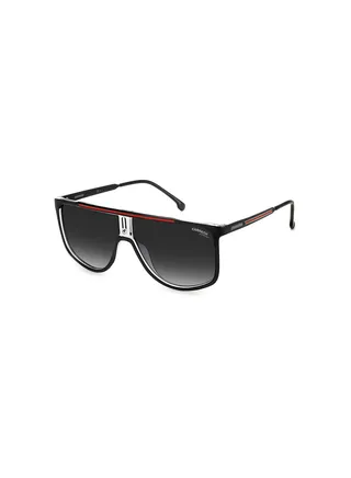 Men's UV Protection Navigator Sunglasses - Carrera 1056/S Black/Red 61 - Lens Size: 61 Mm 