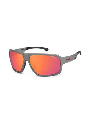 Men's UV Protection Rectangular Sunglasses - Carduc 020/S Metalgrey 66 - Lens Size: 66 Mm 