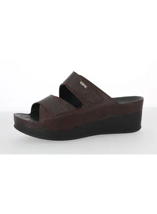 Vital Ladies High Wedge Sandals Lara - Argo Lux 1603AS bordo 
