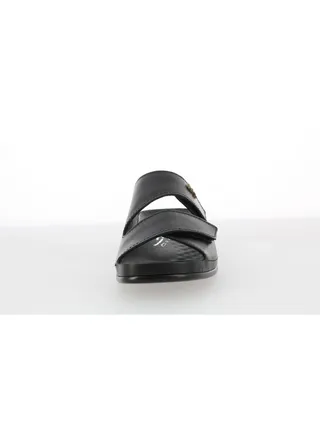 Vital Ladies Comfortable Wedge  Sandals Nova - Nappa 1802S schwarz 