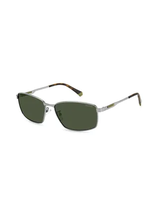 Men's UV Protection Rectangular Sunglasses - Pld 2137/G/S/X Mt Ruthen 60 - Lens Size: 60 Mm 