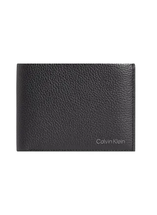 Men's Leather RFID Trifold Wallet, Black 