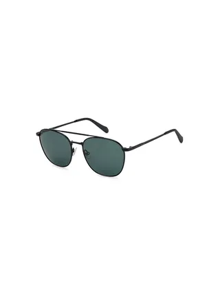 Men's UV Protection Round Sunglasses - Fos 3139/G/S Mtt Black 56 - Lens Size: 56 Mm 