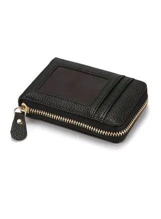 Solid Card Holder Black 