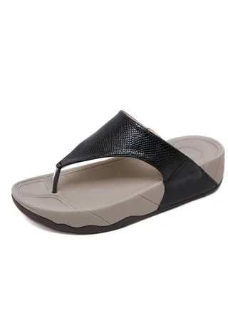 Women's Wedges Sandals Black 