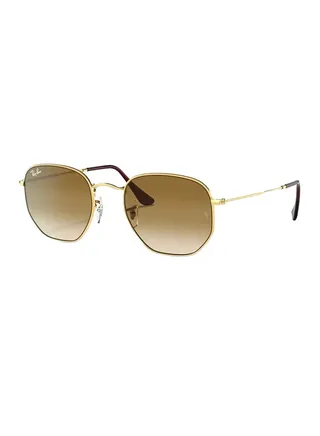 Hexagonal Flat Lenses Sunglasses 