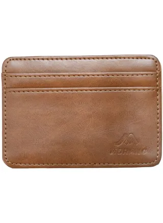 Genuine Leather Men's Credit Card New And ID Wallet 