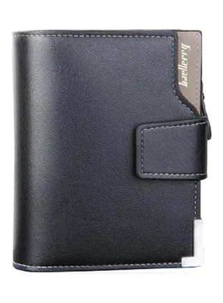 Korean Style Multifunctional Flap Wallet Black 