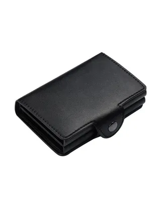 Automatic Smart Card Holder Black 