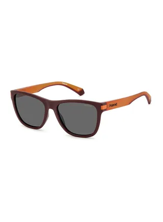 Unisex UV Protection Square Sunglasses - Pld 2138/S Mt Burg 56 - Lens Size: 56 Mm 