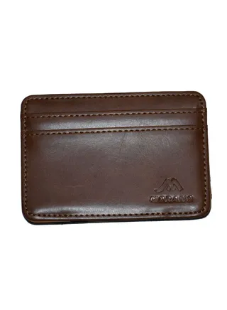 Genuine Leather Men's Credit Card New And ID Wallet 