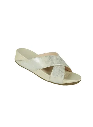 092-2623 Michelle Morgan Ladies Wedge Sandals Silver 214RJ921 