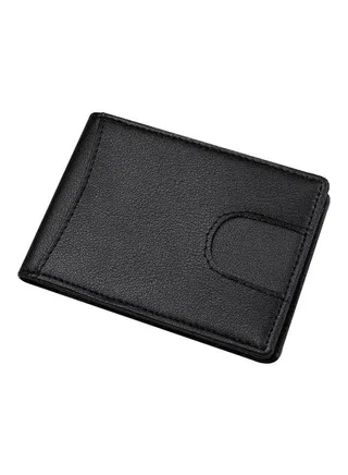 Bi-Fold Mens Wallet Black 
