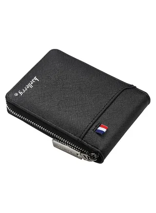Multi-Layer Anti Theft Casual Wallet Black 