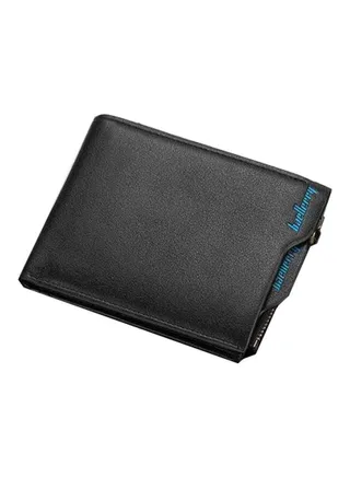 Faux Leather Wallet Black 