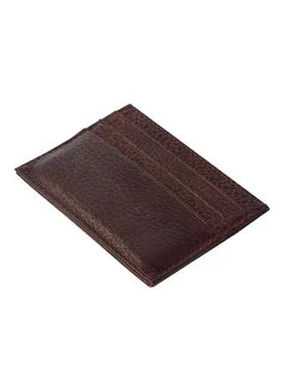 Slim Credit Card Holder Case Brown 