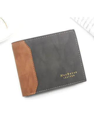 Men's Wallet Short Wallet Card Holder Id Bag 12*9.5*2.5cm 