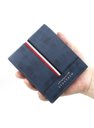 Business Men's Wallet Short Wallet Card Holder Document Bag 12*9.5*2cm 