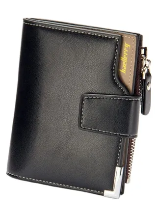 Business Style All Match Fashion Wallet Black 