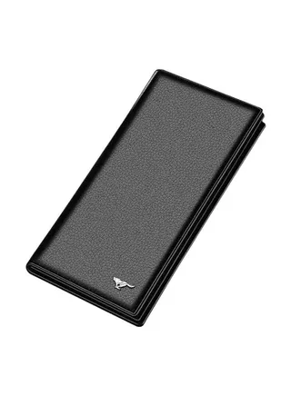 Bi-Fold Leather Wallet Black 