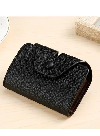 Skycare RFID Business Card Organizer - Slim Credit Card Holder Case with 9 Card Slots and 2 Multi-Function Slots 