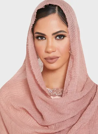 Linen Mix Lightweight Hijab Scarf
