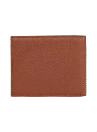 Men's Premium Leather Small Credit Card Wallet -  Leather, Brown 