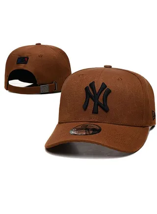 NY Embroidery Hip Hop Snapback Hat Black 