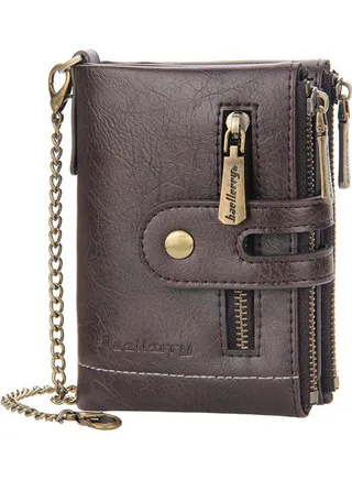Anti Lost Men's Wallet Coffee 
