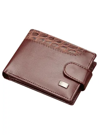 Ultra Thin Portable Multi Layer Wallet Coffee 