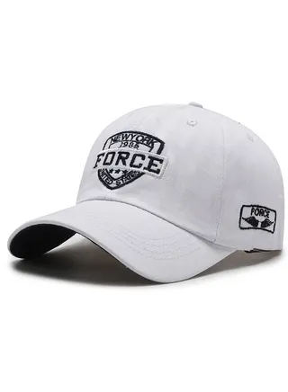 New Style Fashion Quick-drying Breathable Anti-UV Baseball Cap Spring Autumn Embroidered Casual Hat for Women Men Youth Outdoor Sport White 