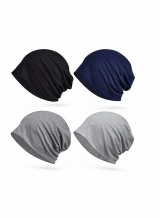 Summer Cotton Casual Hats, Fashionable Hip-Hop, Short Hats, Soft And Lightweight Running Hats, Adult Hats, Chemical Hats, Men’s Women’s Unisex (4 PCS) 