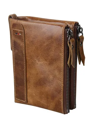 Leather Wallet Brown 