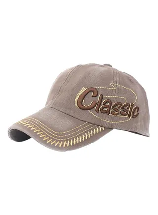Retro Baseball Cap Brown 