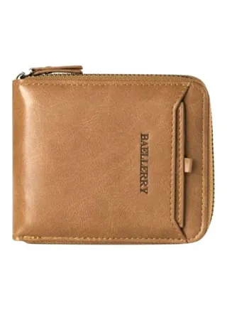 Casual Horizontal Wallet Light Brown 