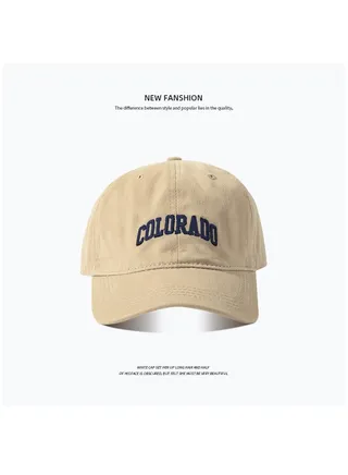 Fashion Baseball Cap Cotton for Women Men Outdoor 60-65cm 