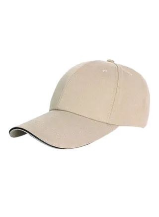 Adjustable Snapback Baseball Cap Beige 