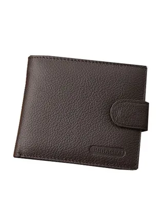Genuine Leather Wallet Brown 